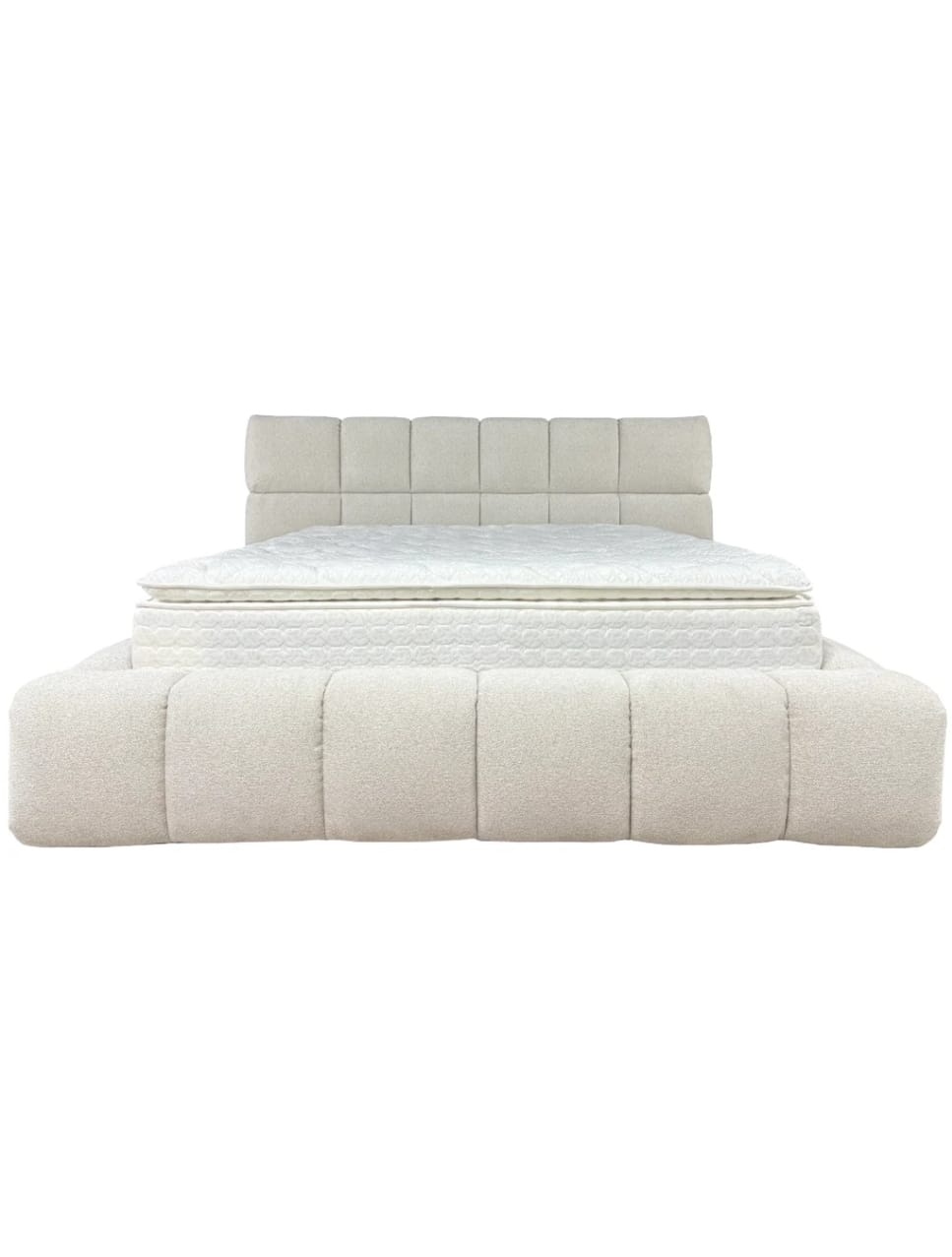 Teddy wit boxspring met opbergruimte