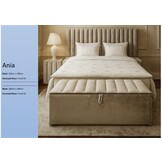 Eric kuster stijl velvet bed compleet zoals afgebeeld