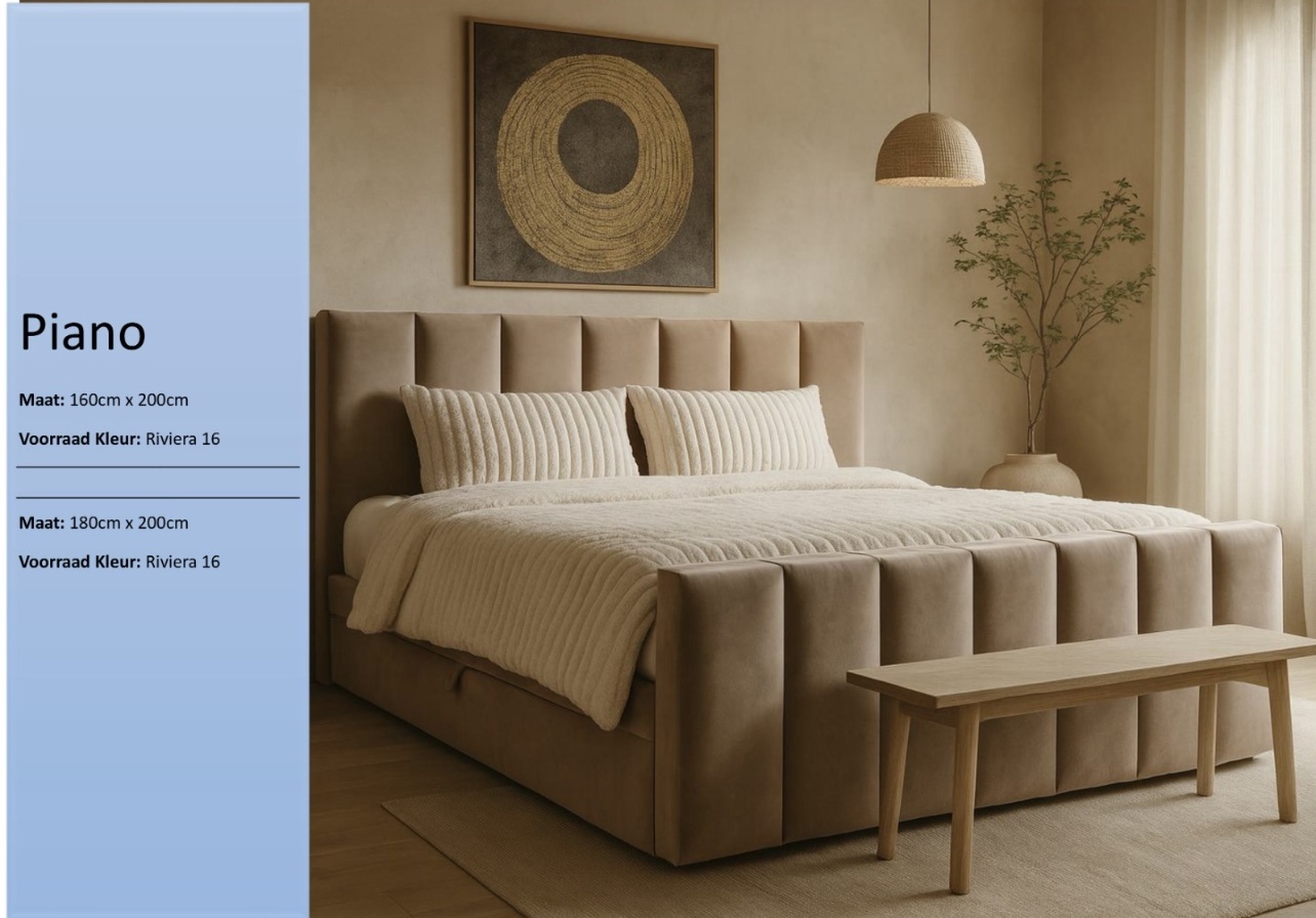 Eric kuster stijl velvet boxspring