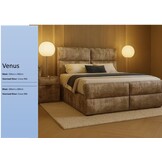 Croco velvet boxspring