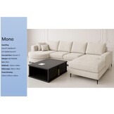 Mono teddy bank beige  japandi stijl