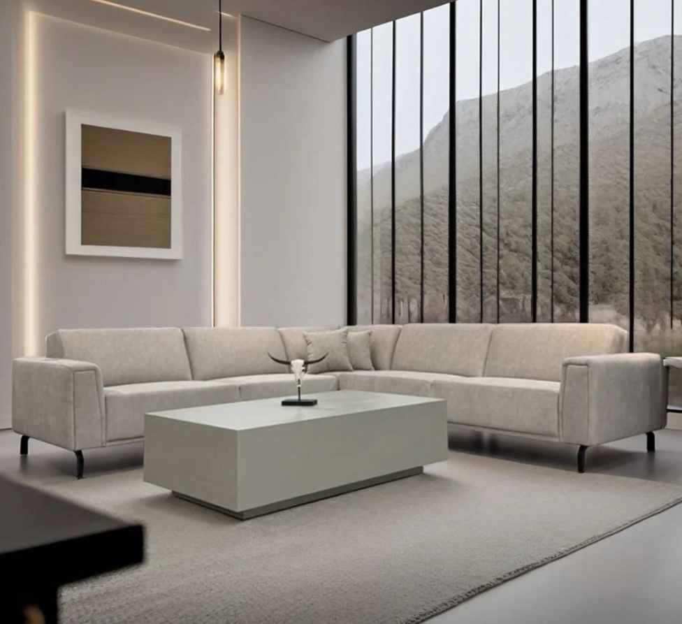 Clara hoekbank beige