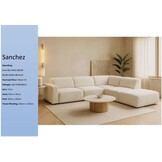 Hoekbank Sanchez Beige