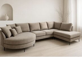 U-bank  Laura  met ronde lounge