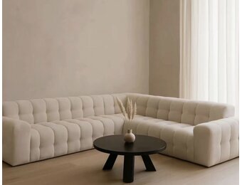 Hoekbank Cloud Teddy wit