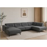 U-Bank Malaga met hoge poten antraciet