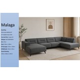 U-Bank Malaga met hoge poten antraciet