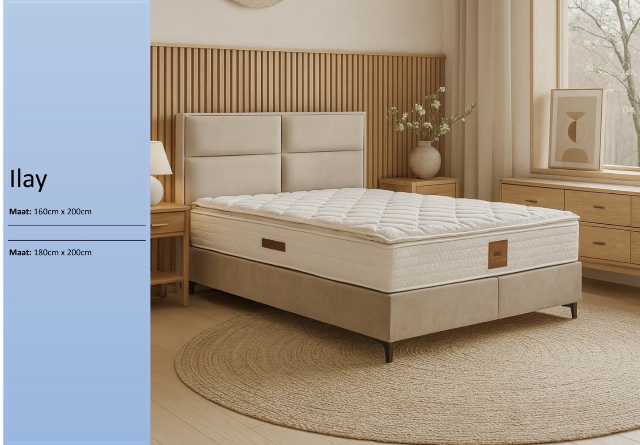 Ilay tweepersoonsbed op hoge poten