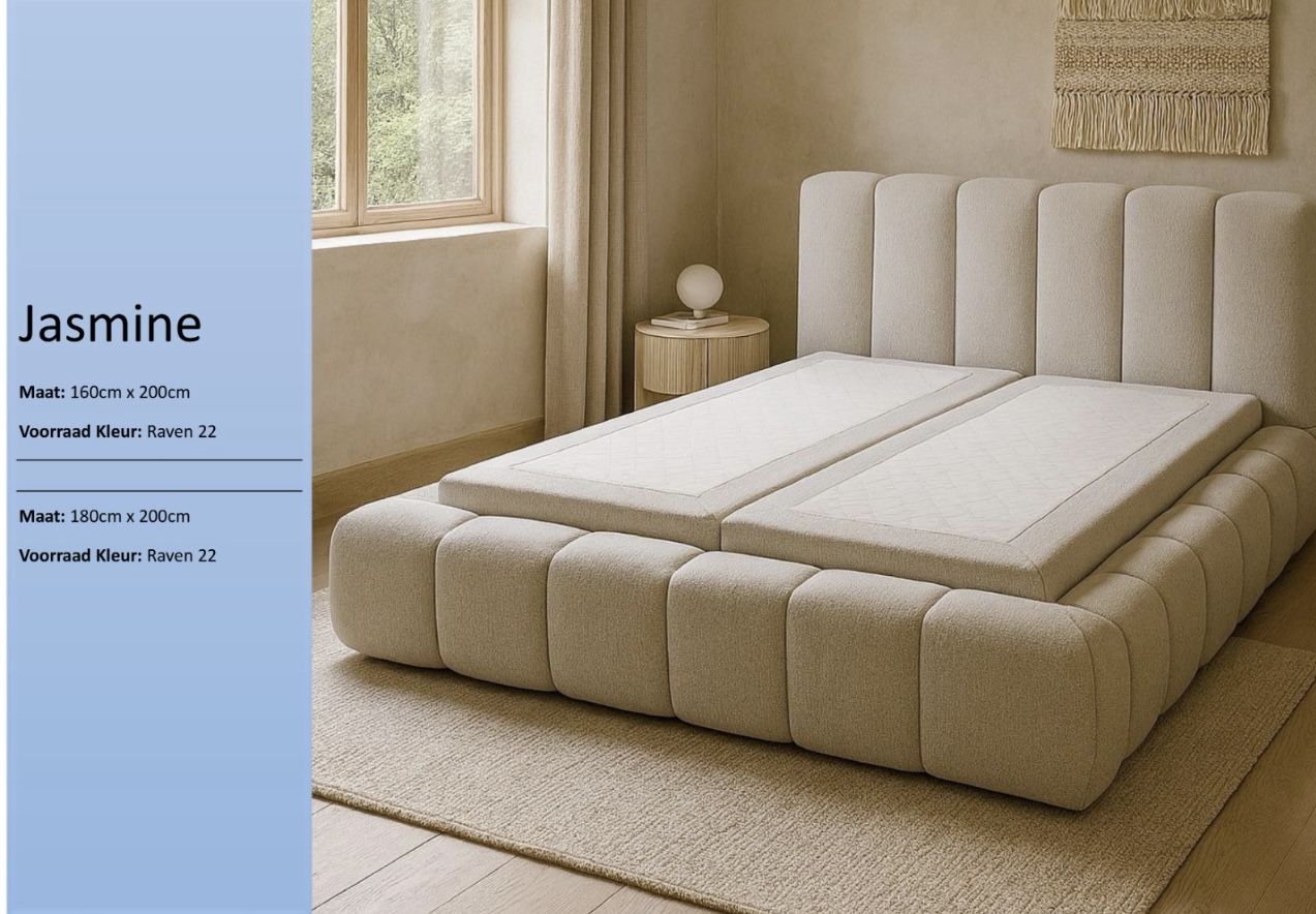 Jasmine boxspring met opbergruimte