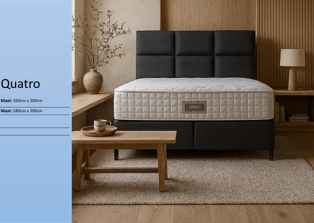 Quatro tweepersoonsbed  met matras