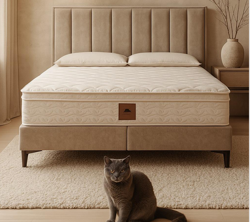 Bohem tweepersoonsbed beige