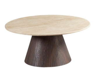 Kimberly bruin ovaal marmer