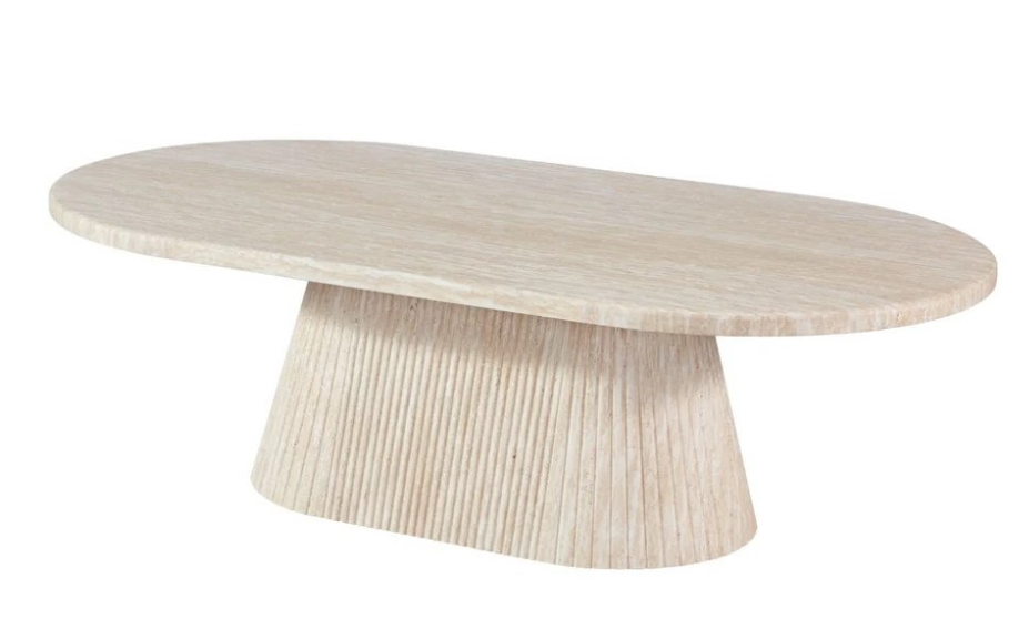 Kimberly flintstone ovaal salontafel