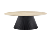 Kimberly black ronde salontafel