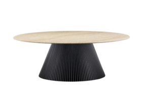 Kimberly black ronde salontafel