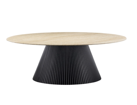 Kimberly black ronde salontafel