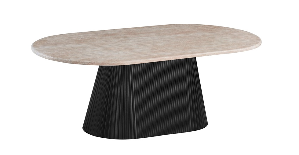 Kimberly Black ovale salontafel