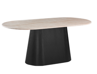 Kimberly Black ovale eettafel