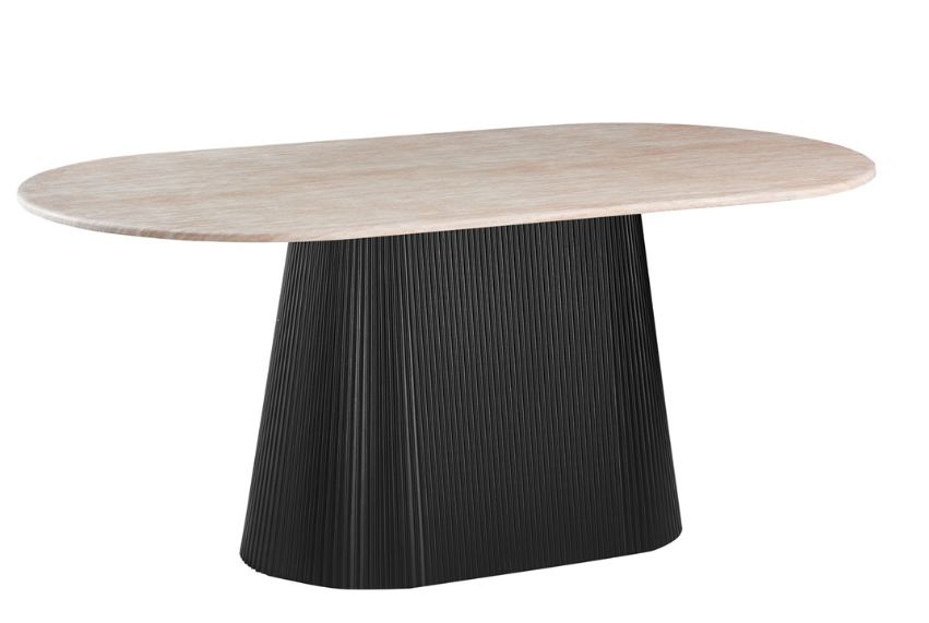 Kimberly Black ovale eettafel