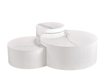 AQUA CLOVER CT3 WHITE  WHITE CERAMIC