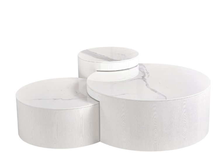 AQUA CLOVER CT3 WHITE  WHITE CERAMIC