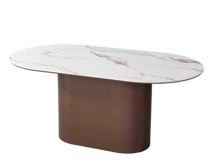 BROWN ISABELLA DTWHITE-GOLD STONE TOP