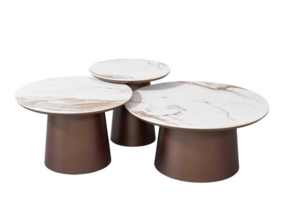 BROWN ISABELLA FUNGO CT3 WHITE-GOLD STONE TOP