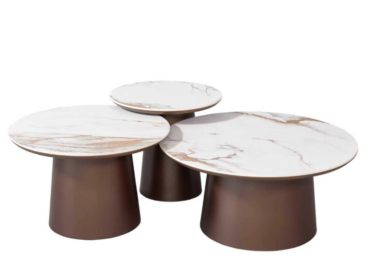 BROWN ISABELLA FUNGO CT3 WHITE-GOLD STONE TOP