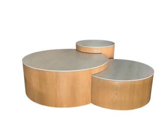 Nova Clover Milky White salonttafel