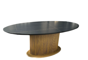 Loqum ovale eettafel ceramic