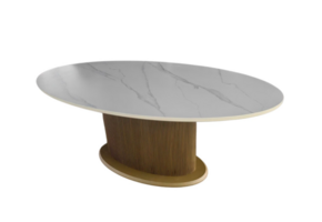 Loqum eettafel ovaal ceramic