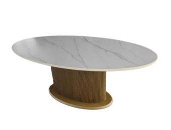 Loqum eettafel ovaal ceramic