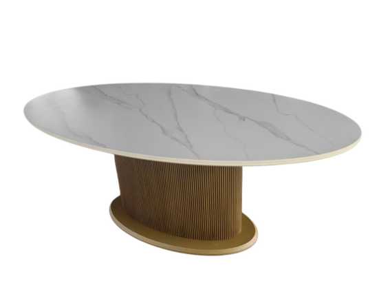 Loqum eettafel ovaal ceramic