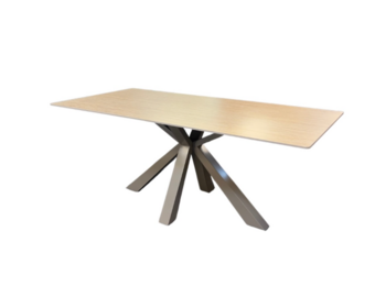 Octopus eettafel sand beige ceramic