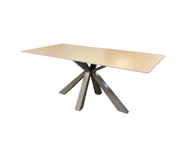 Octopus eettafel sand beige ceramic