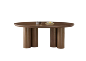 Royal ovaal brown eettafel