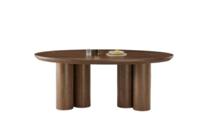 Royal ovaal brown eettafel
