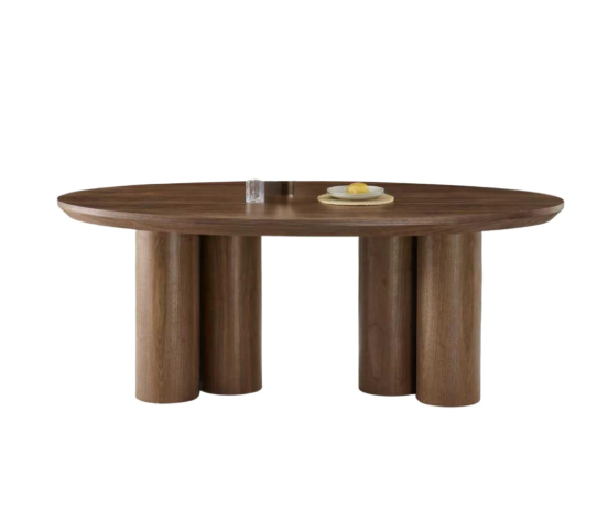 Royal ovaal brown eettafel
