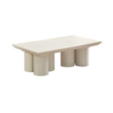 Royal cream eettafel en salontafel