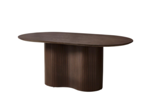 Taurus eettafel  bruin fineer