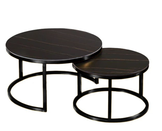 Doblo zwart goud salontafel