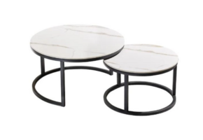 Doblo zwart wit salontafel