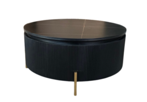 'Foster zwart goude salontafel