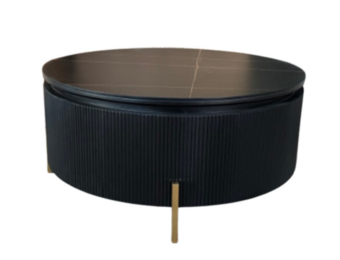 'Foster zwart goude salontafel