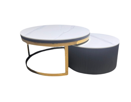 Fox wit goud sinter stone fineer