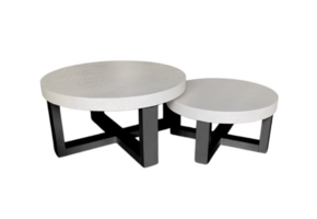 Galaxy cream plain fineer zwart