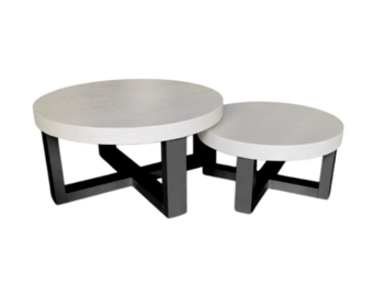 Galaxy cream plain fineer zwart