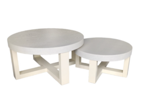 Galaxy cream salontafel fineer