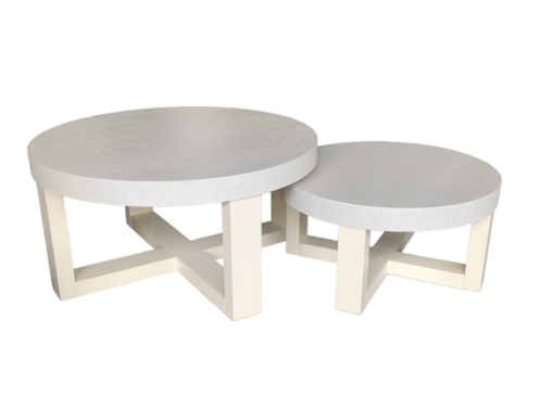 Galaxy cream salontafel fineer