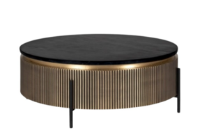 Allure salontafel goud zwarte voeten